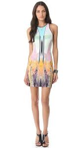 Clover Canyon Prism Desert Neoprene Dress In Green Neoprene Dress Fashion Weight Clothes