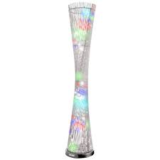 Design Rgb Led Stehlampe Mit Farbwechsler Aus Aluminium Anton