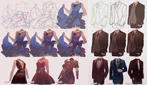 河cy on instagram dress vs suit full version on gumroad com kawacy プロダクトスケッチ 絵の描き方 キャラクターの衣装