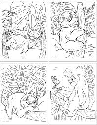 Download and print one of our sloth coloring pages to keep little hands occupied at home; Free Printable Sloth Coloring Pages For Kids The Artisan Life