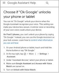 You must first train a trusted voice model to do this. Updated Fyi You Can T Unlock Pixel 3 By Saying Ok Google Piunikaweb