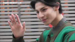 Raul Murakami Maito 村上真都ラウール ( Snow Man ) @ Paris Fashion Week 21 january  2024 show Sacai