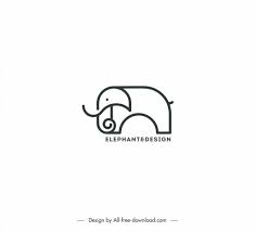 Maka dari itu, simak dulu ya, sketsa dan cara menggambar gajah yang mudah dan simpel ini. Hd Wallpaper Unduh Logo Gajah Putih Gratis Wallpaper Logo Template Sketsa Gajah Hitam Putih Digambar Logo Wasit Id