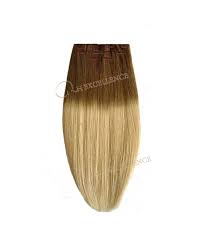Pour une chevelure plus dense et plus longue, la solution rapide et facile, ce sont les extensions à clips ! Extension A Clip Naturel 40 Cm Extension Cheveux Lisse Tie Dye Ombre Hair Blond