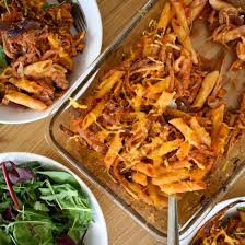 A roast pork loin is a wonderful dinner but can often leave you with lots of leftovers. Leftover Roast Pork Pasta Bake Foodgawker