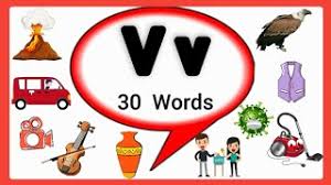 Download a free preview or high quality adobe illustrator ai, eps, pdf and high resolution jpeg versions. Letter V Words For Kids Words Start With Letter V V Letter Words V Words V For Words Alphabet V Youtube