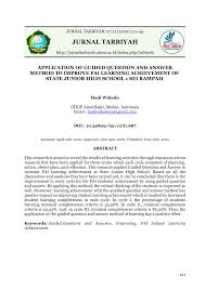 We did not find results for: Pdf Application Of Guided Question And Answer Method To Improve Pai Learning Achievement Of State Junior High School 1 Sei Rampah