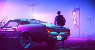 Wallpaper Abyss Dedicated To The Synthwave Music Scene A Revisionist Music Style Of Synthesizers And Pulsing Beats And The Synthwave Car Wallpapers Vaporwave