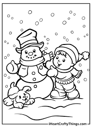 We have collected 40+ cute snowman coloring page images of various designs for you to color. Snowman Coloring Pages Updated 2021