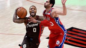 The trail blazers have had the playoff formula dating back to 2014, but short of 2019 have. Lillard Scores 30 Points As Trail Blazers Down 76ers 118 114 Abc News