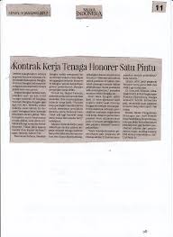 Membuat surat perjanjian kerja (spk) atau kontrak kerja menjadi suatu kewajiban bagi karyawan baru. Kontrak Kerja Tenaga Honorer Satu Pintu Media Indonesia 9 Flickr