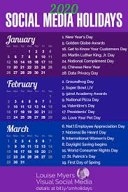 100 Social Media Holidays You Need In 2020 21 Indispensable Social Media Content Calendar Social Media Calendar Social Media Business