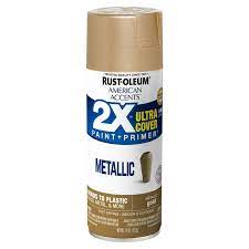 Rust Oleum Metallic Gold American Accents 2x Ultra Cover Spray Paint