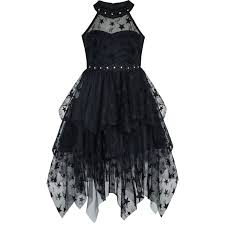 details about girls dress black halter lace star tutu dancing party age 6 12 years