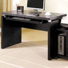 Coaster Peel Black Computer Desk With Keyboard Tray 800821ii Goedekers Com Modern Home Office Furniture Desk Furniture Wood Office Desk