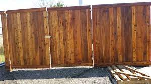 With the roller, you would apply it in small sections at a time and then go over the smaller areas with a paintbrush. Staining A Wood Fence Pacific Fence Wire Co