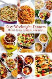 Ready in 30 minutes or less and brimming with bright flavors, these easy spring weeknight dinners will make you think sunny thoughts. Easy Weeknight Dinners Back To School Friendly A Pinch Of Healthy