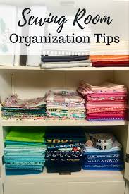 Start with a sewing table for cutting fabric and for using your sewing machine. Sewing Room Organization Tips Tricks Homemade Emily Jane