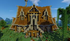 I feel like it would make a pretty good medieval town if there were a bunch of houses in that style together. Big Medieval House Minecraft Tutorial Novocom Top