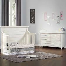 Olzo Baby Crestwood 2 Pc Baby Furniture Set Oyster White Baby Furniture Sets Nursery Furniture Sets Baby Nursery Furniture Sets