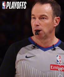 The NBA referee assignments for the Denver Nuggets at Oklahoma City Thunder  game