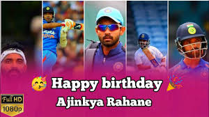Ajinkya rahane real name is ajinkya madhukar rahane. Happy Birthday Ajinkya Rahane Birthday Status In Tamil Vice Captain Youtube