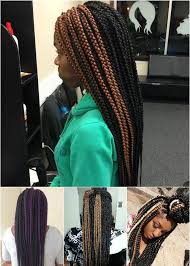 Black Box Braids With Color In The Front 50 Exquisite Box Braids Hairstyles That Really Impress Box Braids Hairstyles Colored Box Braids Long Box Braids
