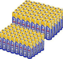 40 AA and 40 AAA Batteries Combo Pack, PKCELL Zinc Carbon 1.5 Volt Remote  Battery