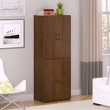 Mainstays 4 Door Storage Cabinet Espresso Walmart Com Storage Cabinet Shelves Contemporary Kitchen Decor Kitchen Cabinet Storage