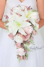 Ballet Pink Davids Bridal Wedding Flowers With Ballet Pink And Blush Pink Roses Ivory Roses Wh Bridal Bouquet Pink Wedding Bouquets Pink Pink Wedding Flowers