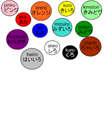 japanese colours flashcards color colors learn twinkl phonics