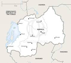 Maps of neighboring countries of rwanda. Vector Map Of Rwanda Political One Stop Map