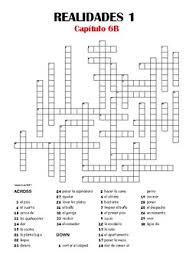 Spanish 1 crossword puzzle answers. Spanish 1 Crossword Worksheets Teaching Resources Tpt