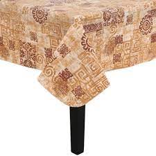 Give your tables some style with our rectangular, square, oval & round tablecloths. Mainstays Vinyl 60 X 102 Southwest Brown Tablecloth Walmart Com Walmart Com