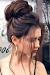 Messy High Bun Updo