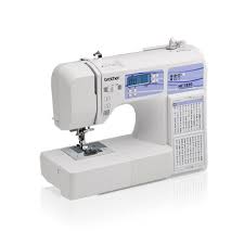Machine embroidery is an embroidery process whereby a sewing machine or embroidery machine is used to create patterns on textiles. Brother Hc1850 130 Stitch Computerized Sewing Machine With Wide Table