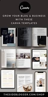 Over 85 Off Canva Templates By The Side Blogger In 2020 Workbook Design Graphic Design Programs Online Graphic Design