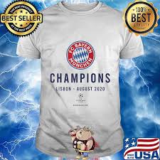 Follow your favourite club and get a personalised experience with all the latest results, news and videos. Fc Bayern Munchen Champions Lisbon August 2020 Champions League Estadio Da Luz Shirt Hoodie Sweater Long Sleeve And Tank Top