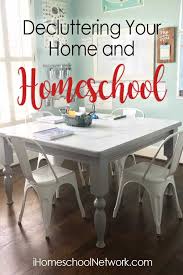 This dining room works double time as a gathering space and charming homeschool room. Decluttering Your Home And Homeschool Ihomeschool Network