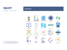 60 Science Icons Navy Series Premium Science Icons For Your Web App Marketing Communications Present Science Icons Science Social Media Marketing Business