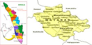 The coastal region of karavali, the hilly malenadu region comprising the western ghats. Wayanad District Map Download Scientific Diagram