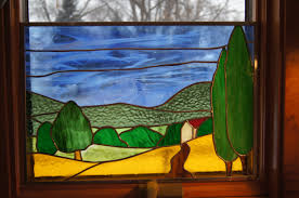 They were designed for an average skill level. 15 Scenery And Landscape Stained Glass Ideas Stained Glass Glass Stain