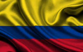 It is a horizontal tricolor of yellow, blue and red. Herunterladen Hintergrundbild Kolumbianische Flagge 4k Seide Flag Of Columbia Satin Fahnen Kolumbien Flagge Mit Einer Auflosung Zu Uberwachen 3840x2400 Bilder Auf Dem Desktop