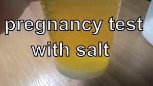 Home Pregnancy Test With Salt Salt Pregnancy Test Negative Results Youtube