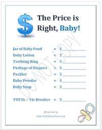 Baby Shower Door Prize Games 4 Easy And Fun Ideas Baby Shower Boy Baby Shower Games Baby Shower Game Gifts Baby Shower Printables