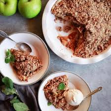 Apple Crumble Pie Recipe With Oats Vegan Gluten Free Friendly Video Recipe Video Apple Crumble Pie Pie Crumble Apple Crumble