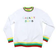 Cherry Bomb Sweater Golfwang Sweaters Tyler The Creator Golf Wang Clothes Golf Wang Tyler The Creator Outfits