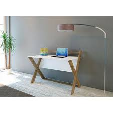 Comfy Home Xmen Calisma Masasi Beyaz Ceviz Ev Dekoru Mobilya Mobilya Fikirleri