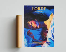 The image was taken from the ground . Lorde Poster Etsy