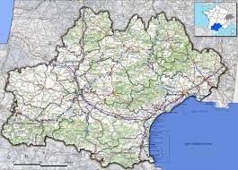 Visualisation et partage de cartes topographiques gratuites. Carte Routiere D Occitanie Map City Photo Aerial